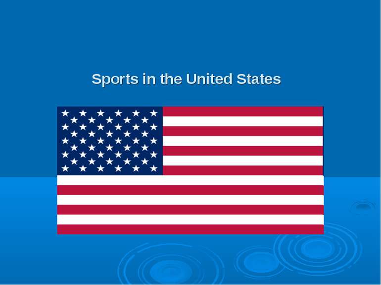 Sports in the United States