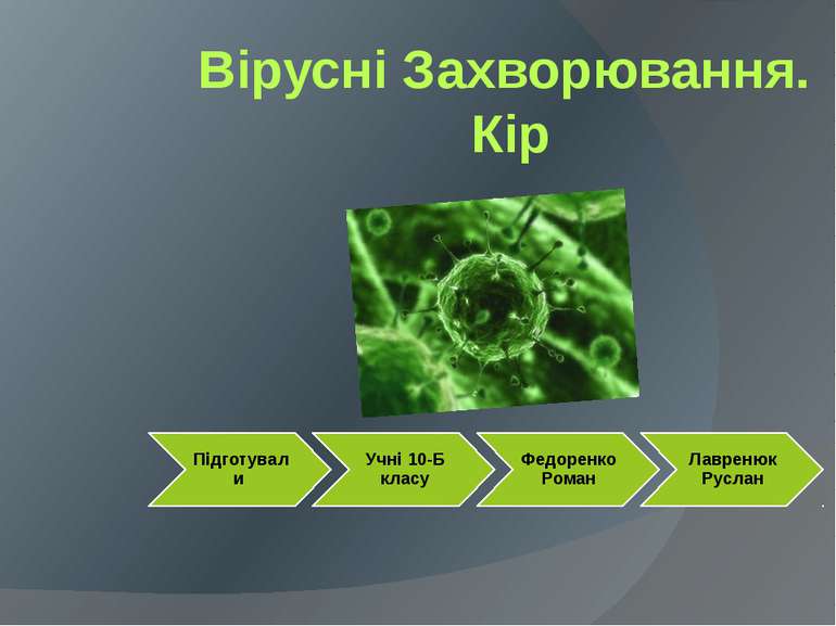 Вірусні Захворювання. Кір