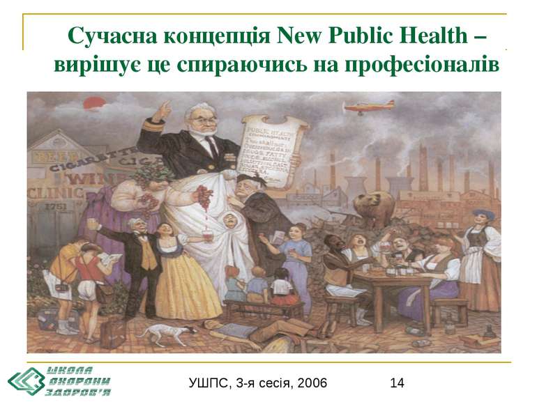 Сучасна концепція New Public Health – вирішує це спираючись на професіоналів ...