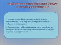 Законопроект «Про внесення змін до деяких законодавчих актів України у сфері ...