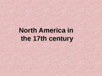 North America in the 17th century