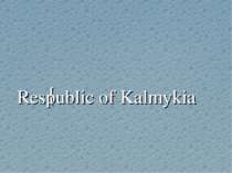 Respublic of Kalmykia