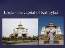 Elista - the capital of Kalmykia