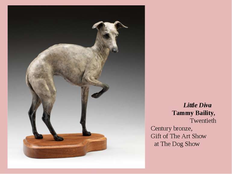 Little Diva Tammy Baility, Twentieth Century bronze, Gift of The Art Show at ...