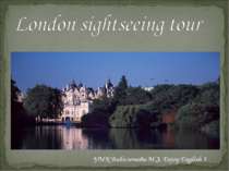 London sightseeing tour