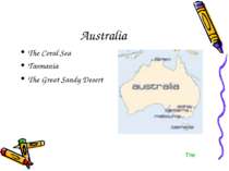 Australia The Coral Sea Tasmania The Great Sandy Desert The