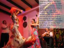 "Flamencologists" or "Pro Dancers" have usually been flamenco connoisseurs of...