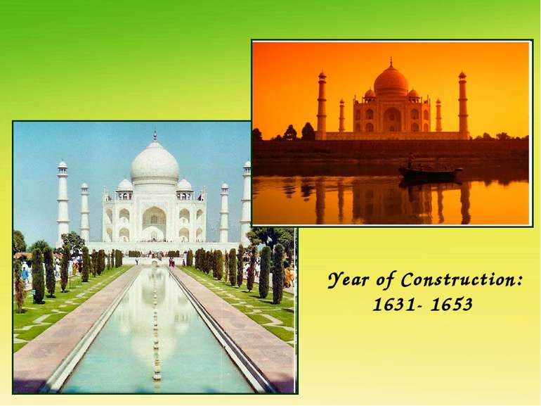Year of Construction: 1631- 1653