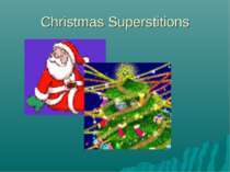 Christmas Superstitions