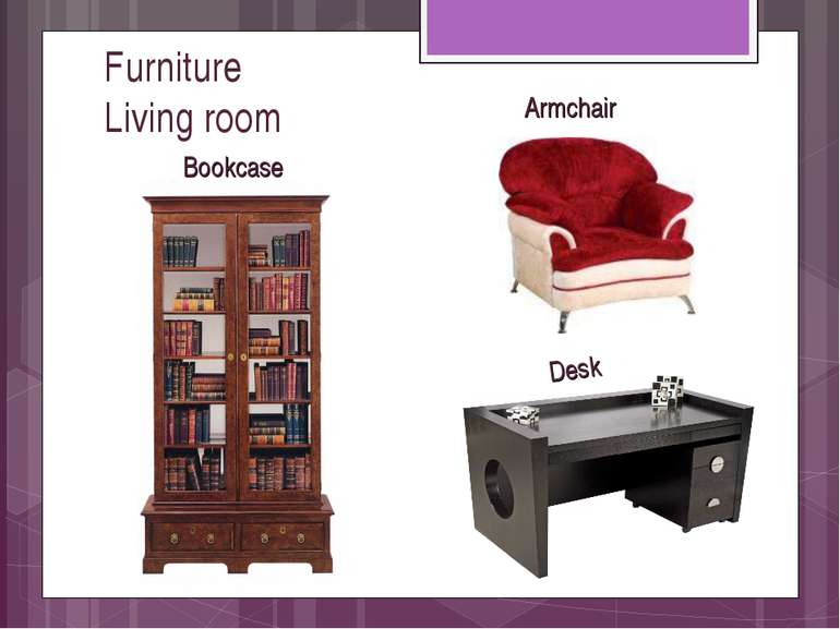 Furniture Living room Armchair Desk Bookcase valivkass - вставить книжный шка...