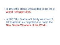 in 1984 the statue was added to the list of World Heritage Sires in 2007 the ...