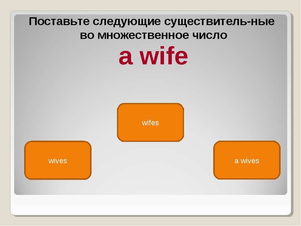 Wife формы