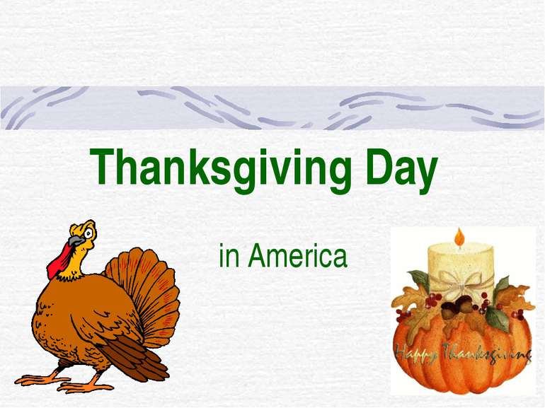 Thanksgiving Day in America