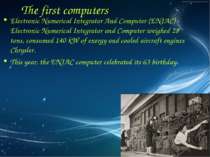 Electronic Numerical Integrator And Computer (ENIAC) - Electronic Numerical I...