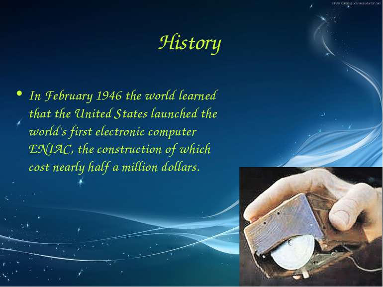 History In February 1946 the world learned that the United States launched th...