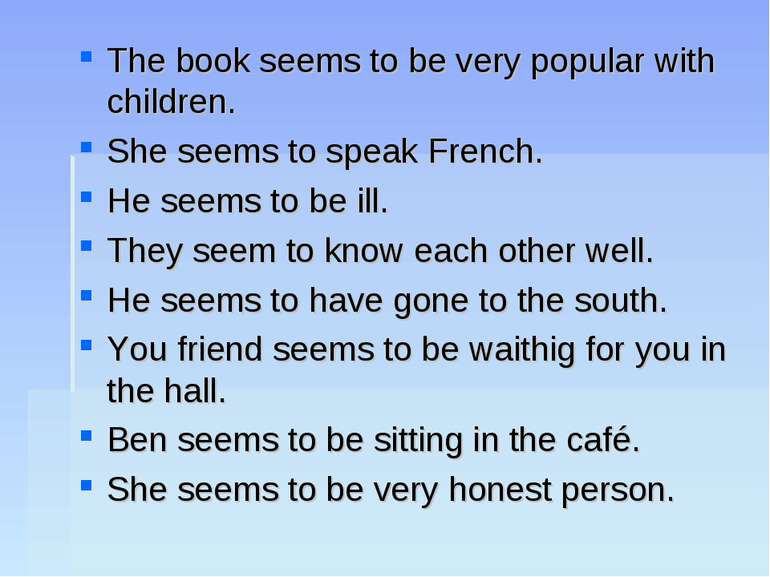 The book seems to be very popular with children. She seems to speak French. H...