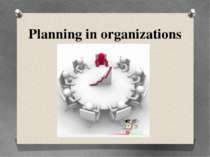 Planning in organizations