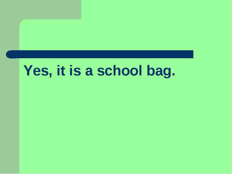 Yes, it is a school bag.