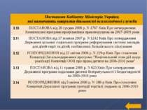 Постанови Кабінету Міністрів України, які визначають напрямки діяльності псих...