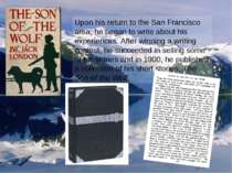 Upon his return to the San Francisco area, he began to write about his experi...