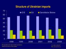 Structure of Ukrainian imports Міжнародний центр перспективних досліджень Int...
