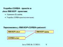 Розробка CORBA - проектів за Java RMI/IIOP - проектами: Отримання IDL-файлів;...