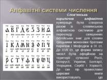 Слов’янська кирилична алфавітна нумерація була створена разом зі словянською ...