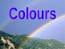 Colours in English
