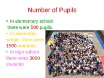 Number of Pupils In elementary school there were 500 pupils. In secondary sch...