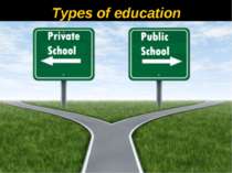 Types of education