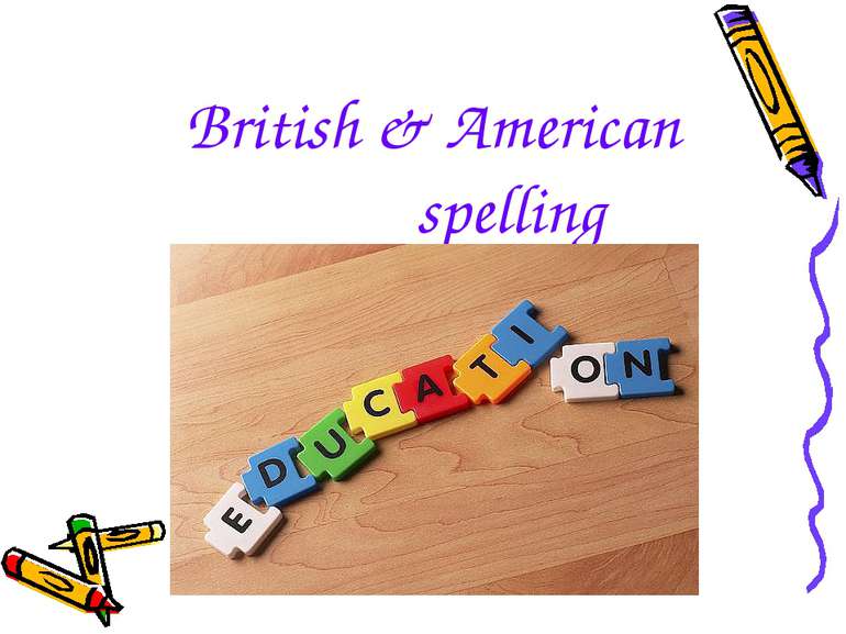 British & American spelling