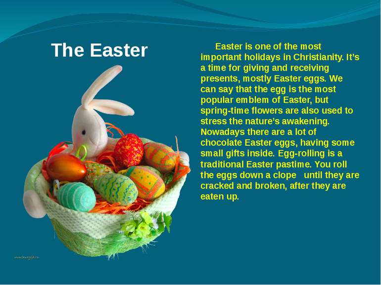 The Easter Easter is one of the most important holidays in Christianity. It’s...