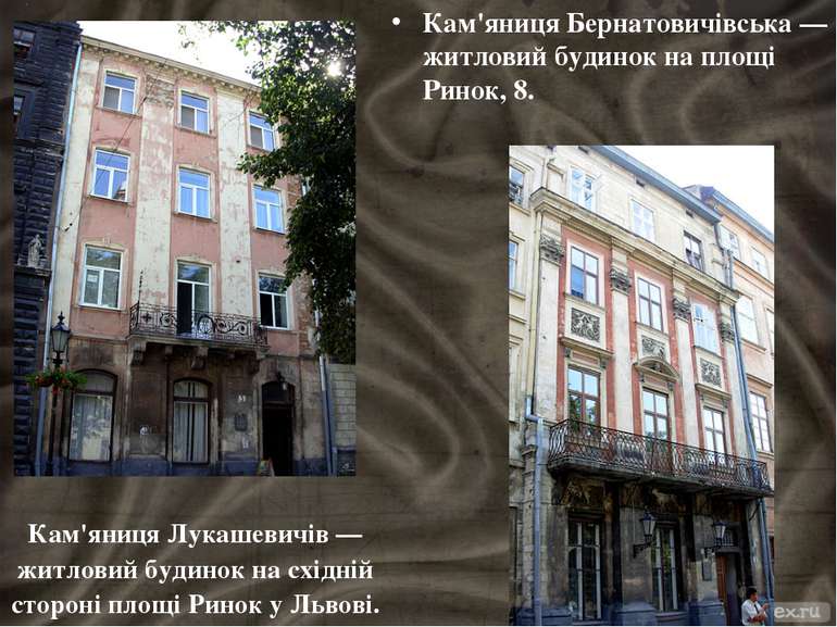 Кам'яниця Лукашевичів — житловий будинок на східній стороні площі Ринок у Льв...