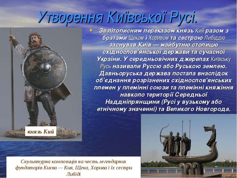 Реферат: Східнослов янська держава Київська Русь