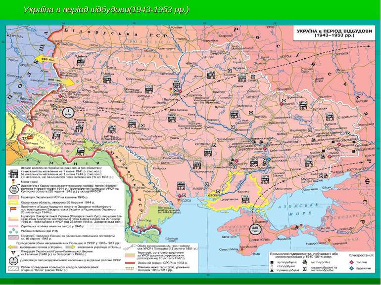 Україна в період відбудови(1943-1953 рр.)