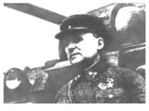 Командир 8-ої танкової дивізії Ю. Г. Пушкін. 1941 рік