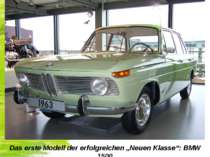 Das erste Modell der erfolgreichen „Neuen Klasse“: BMW 1500