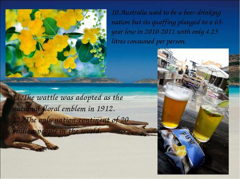 10.Australia used to be a beer-drinking nation but its quaffing plunged to a ...