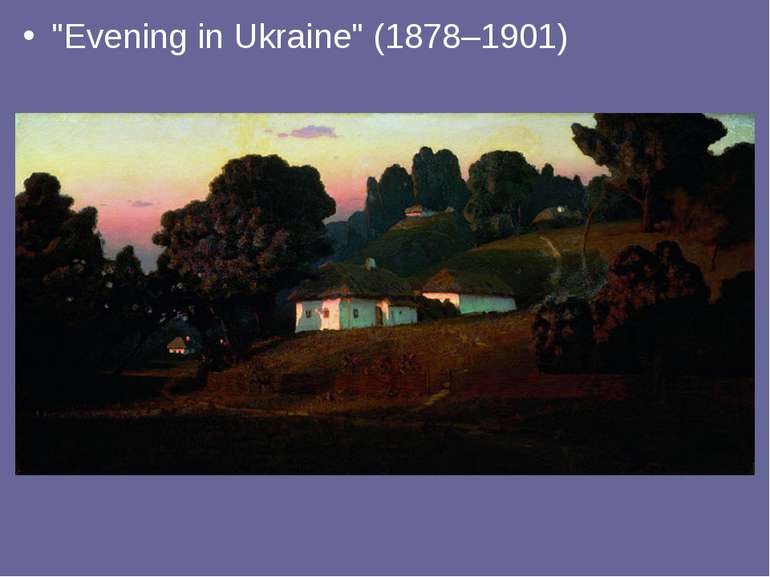 "Evening in Ukraine" (1878–1901)