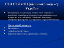 СТАТТЯ 450 Цивільного кодексу України Первинними суб'єктами є особи в яких ма...