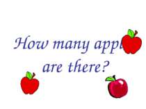 How many apples are there?