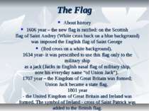 The Flag About history 1606 year – the new flag is ratified: on the Scottish ...