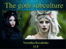 The goth subculture