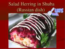 Salad Herring in Shuba (Russian dish)