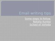 e-mail writing tips