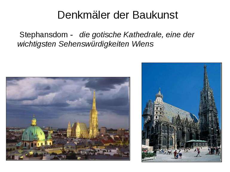 Denkmäler der Baukunst Stephansdom - die gotische Kathedrale, eine der wichti...