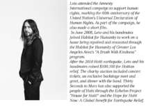 Leto attended the Amnesty International campaign to support human rights, mar...