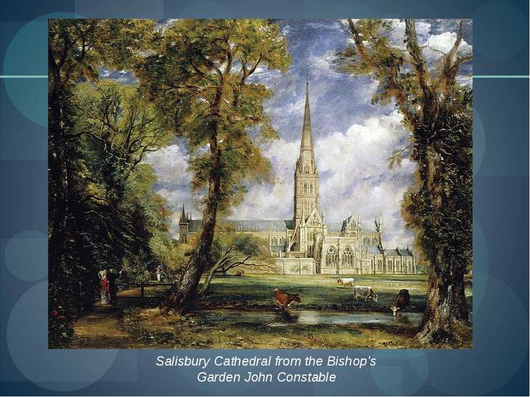 Salisbury Cathedral from the Bishop's Garden John Constable