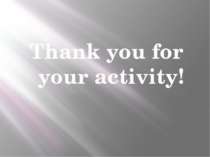Thank you for your activity!