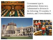 Government type is parliamentary democracy. Administrative division is the fo...